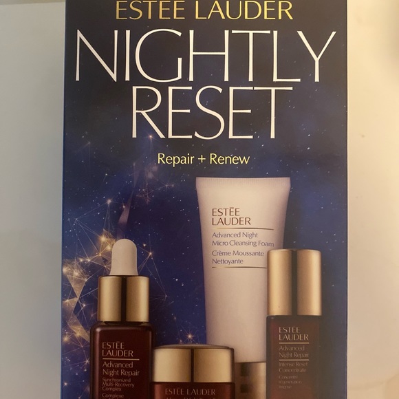 Estee Lauder Nightly Reset Repair + Renew 4Pcs Set / New With Box - Picture 1 of 1